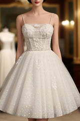 Cute Tulle Short A Line Dresses Party Dresses Homecoming Dresses