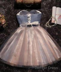 Cute Tulle Short Prom Dress For Teens, Homecoming Dress