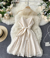 Cute V Neck Short Dress A Line Fashion Dress Homecoming Dress