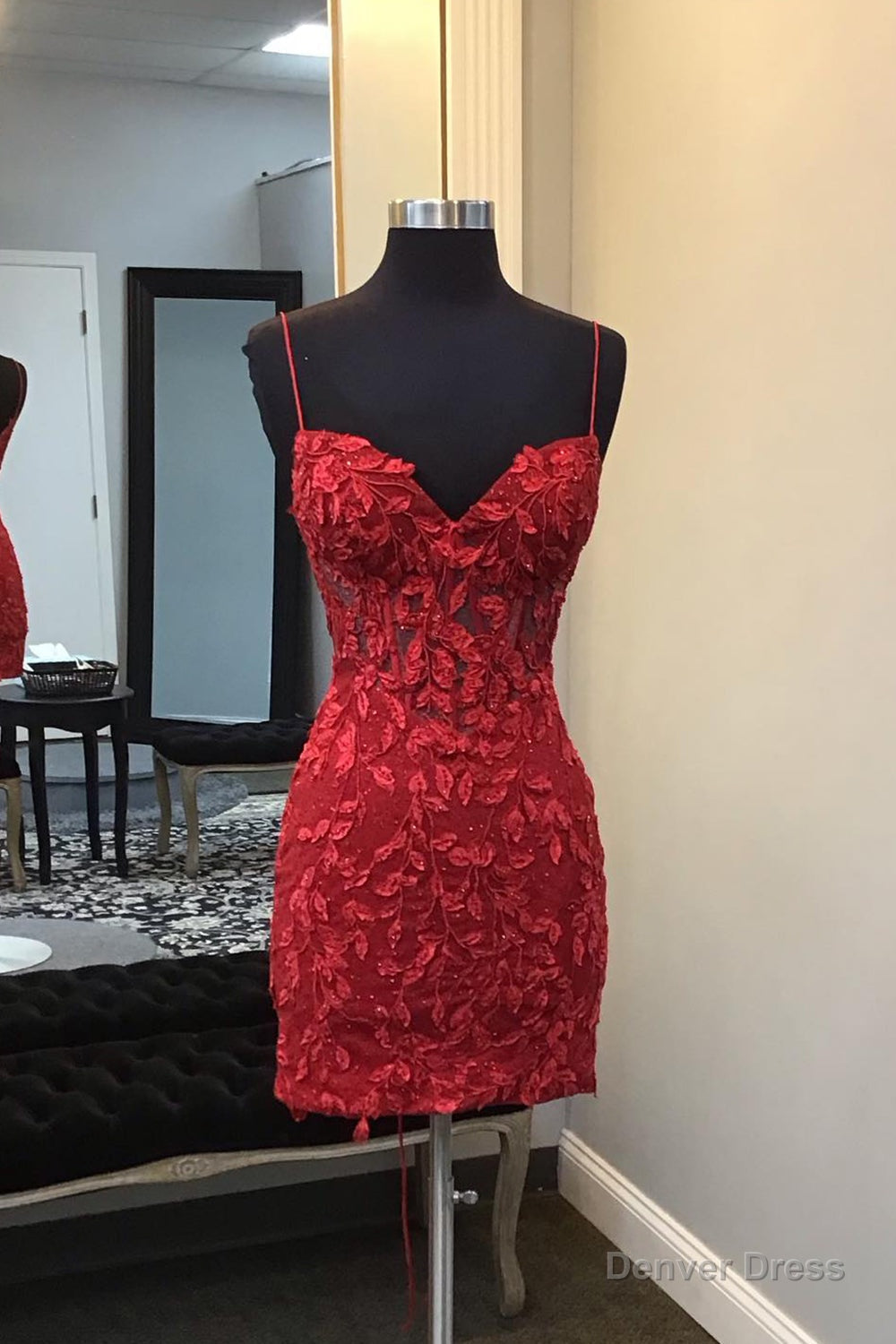 Dark Red Corset Tight Short Homecoming Dresses with Appliques Denver Dress Dark Red Corset Tight Short Homecoming Dresses with Appliques Denver Dress