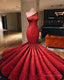 stunning red mermaid Prom Dresses
