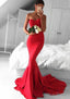 Elastic Satin Prom Dresses Trumpet Mermaid Sweetheart Court Train With Pleated