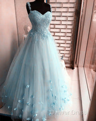 Elegant Appliques Princes Prom Dresses Sweetheart Ball Gown