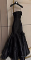 Elegant Black Spaghetti Straps Prom Dress Wedding Prom Dresses