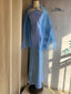 Elegant Blue Halter Neck Mermaid Satin Long Prom Dresses Evening Dresses