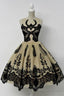 Elegant Jewel Ball Gown Homecoming Dress With Black Lace
