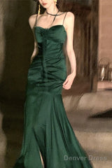 Elegant Mermaid Straps Satin