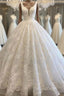 Elegant Prom Dresses Ball Gown Stunning Beading Wedding Dresses