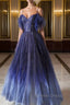 Elegant Purple Stars A-Line Prom Dresses Love Elegant Purple Star Lolita