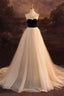 Elegant Tulle Long A Line Prom Dress