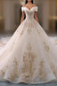 Embroidered Off The Shoulder Wedding Dresses