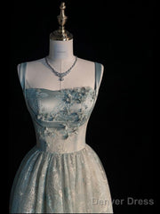 Enchanted Satin&Tulle A-Line Ballgown For Party &Birthdayappliqus& Embroidery For Quinceaera &Prom Nights