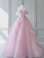 Fairy Ball Gowns Off The Shoulder Tulle Prom Dress Long Prom Dresses