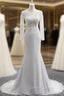 Fashion Mermaid Wedding Dresses Long Sleeve High Quality Sexy Scoop Neck