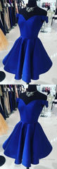 Short Royal Blue Prom Dress, Homecoming Dress, Back To Schoold Party Gown