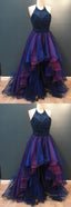 High Low Prom Dress, Ombre Prom Dress, Asymmetric Prom Dress, Front Short Long Back Prom Dresses