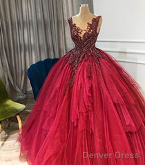 Gorgeous Beaded Princess Dream Wedding Dress Prom Dress