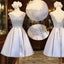 Gorgeous Illusion Sleeves Homecoming Dresses