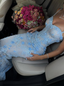 Gorgeous Mermaid Spaghetti Straps Satin Applique Long Prom Dress,Prom Dresses