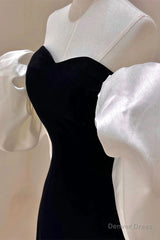 Gorgeous Sheath Off The Shoulder Black Velvet Evening Dress Prom Dresses Birthday Outfits