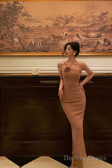 Gorgeous Sheath Straps Pink Date Night Party Dress Prom Dresses Birthday Outfits