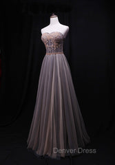 Gorgeous Tulle Sweetheart Long Prom Dresses, New Party Dresses