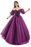 Grap Tulle Sequins Sweetheart Prom Dress Spaghetti Straps Prom Quinceanera Dresses