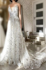 Gray V Neck Tulle Long Prom Dresses Gray Evening Dresses