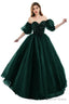 Green Tulle Sequins Sweetheart Prom Dress Spaghetti Straps Prom Quinceanera Dresses