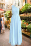 Hand Made Flower Sleeveless One Shoulder Chiffon Sweetheart Bridesmaid Dresses