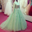 High Neck Long Sleeves Muslim Arabic Wedding Dresses Vintage
