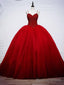 High Quality Gorgeous Beaded Sweetheart Ball Gowns Wedding Dress Prom Dresses