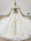 Is a Rite Of Passage Light Champagne Tulle Off the Shoulder Beading Crystal Wedding Dress