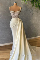 Ivory Prom Dresses With Pearl Prom Dresses Formal Evening Dresses