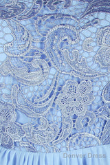 Lace Bridesmaid Formal Short Homecoming Dress