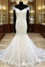 Lace Trumpet Mermaid Sweep Train Off The Shoulder Wedding Dresses