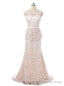Light Champagne Mermaid Lace Mother Of The Bride Dresses