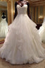 Long Ball Gowns Tulle Sweetheart Wedding Dresses
