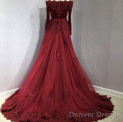 Long Sleeves Velvet Mermaid Prom Dresses Detachable Skirt
