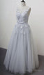 Lovely Flowers Lace Prom Dress Wedding Prom Dresses