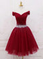 Lovely High Quality Prom Dress , Handmade Off Shoulder Homecoming Dresses