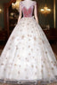Lovely Ivory Tulle Ball Gowns Straps Prom Dress, Ivory Sweet 16 Dress Prom Dresses