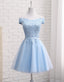 Lovely Off Shoulder Short Prom Dress, Cute Homecoming Dresses