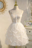Lovely Spaghetti Strap Tulle Short Prom Dress, A Line Homecoming Dresses