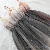 Lovely Tulle Gradient Cute Straps Women Dress, New Fashion Dress