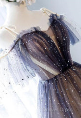 Lovely Tulle Offshoulder Short Prom Dresses, Lace Up Homecoming Dresses