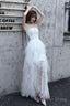 Lovely White Tulle Straps Layers Formal Dress Party Dress, White Evening Dresses