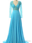 Luxurious Beaded V Neck Prom Dress Prom Women Dresses