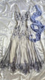 Luxury Chiffon Beaded Spaghetti Straps Long Prom Dress Mermaid Prom Dresses