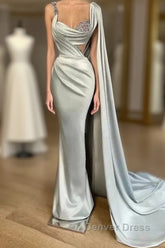 Luxury Evening Dresses Sheath Sweetheart Floor Length Beaded Long Turkey Dubai Saudi Arabic Evening Gown Prom Dresses